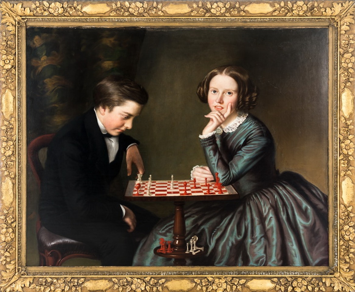 CHESS PLAYERS by English School