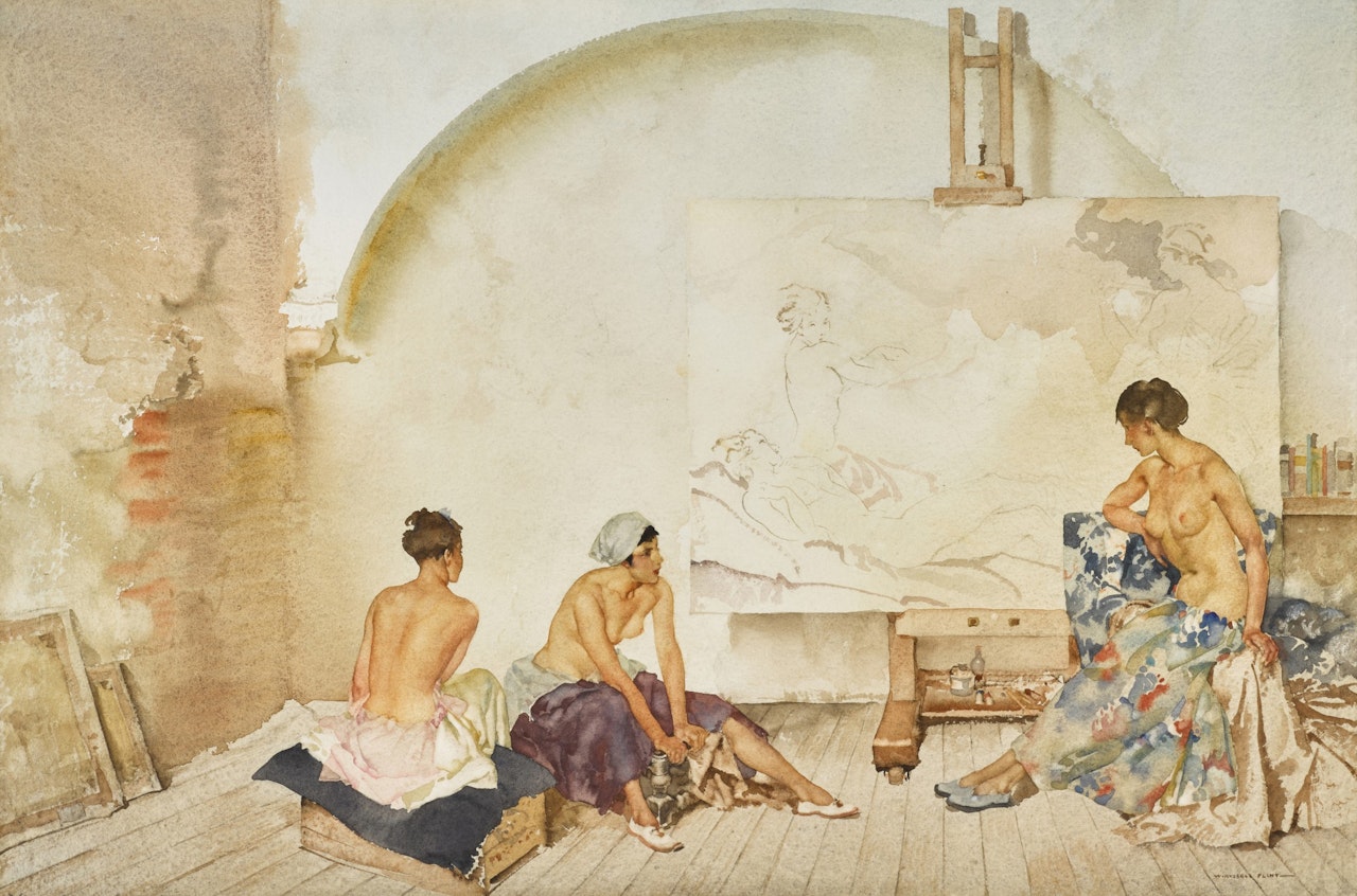 The Three Models by William Russell Flint