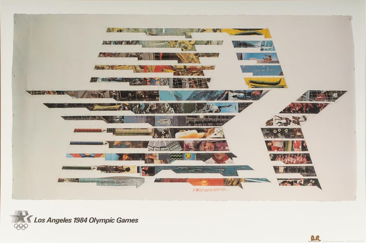 LOS ANGELES 1984 OLYMPIC GAMES by Robert Rauschenberg