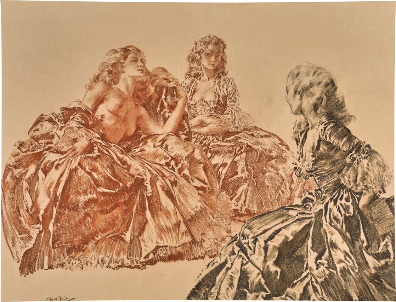 The Trio by William Russell Flint