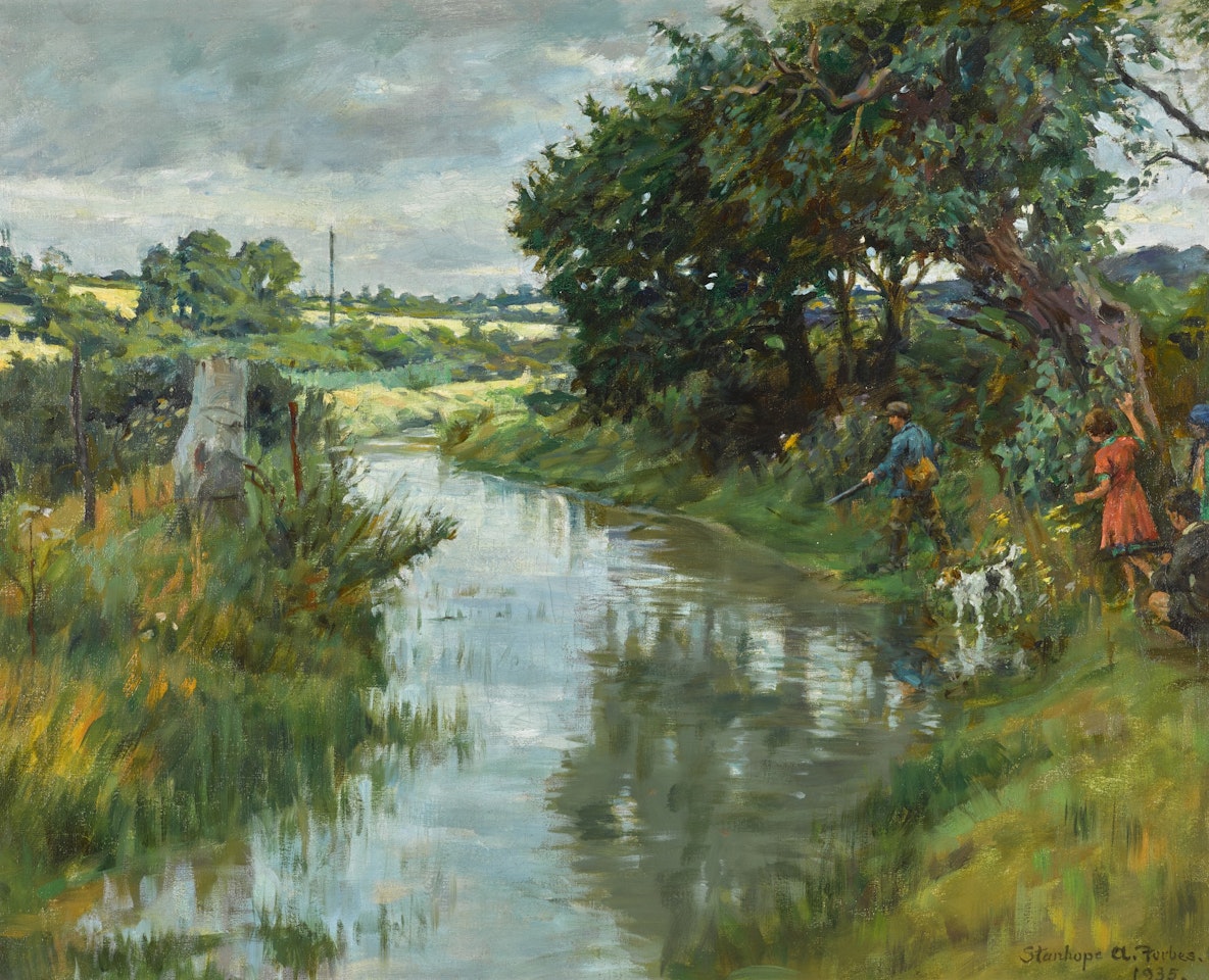 The Blue River by Stanhope Alexander Forbes