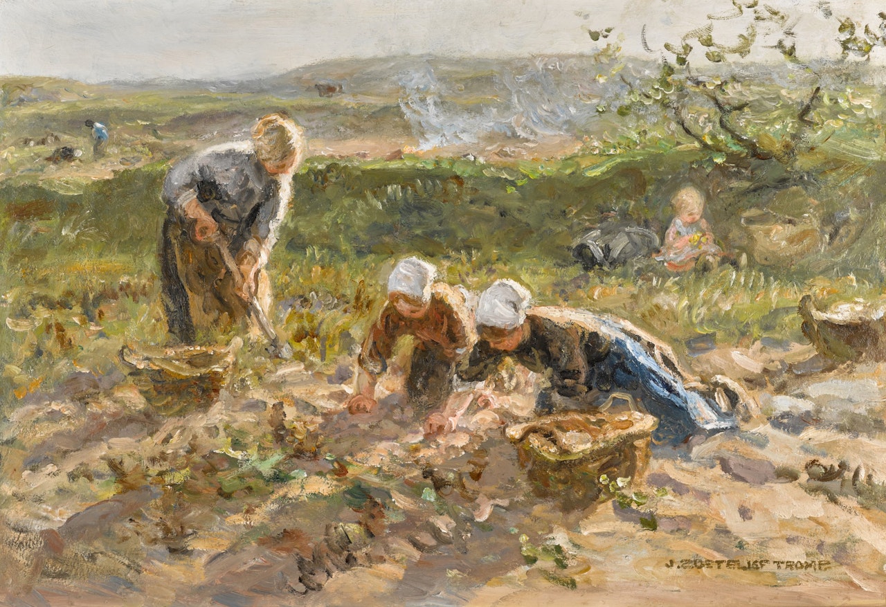 The Potato Harvest by Jan Zoetelief Tromp