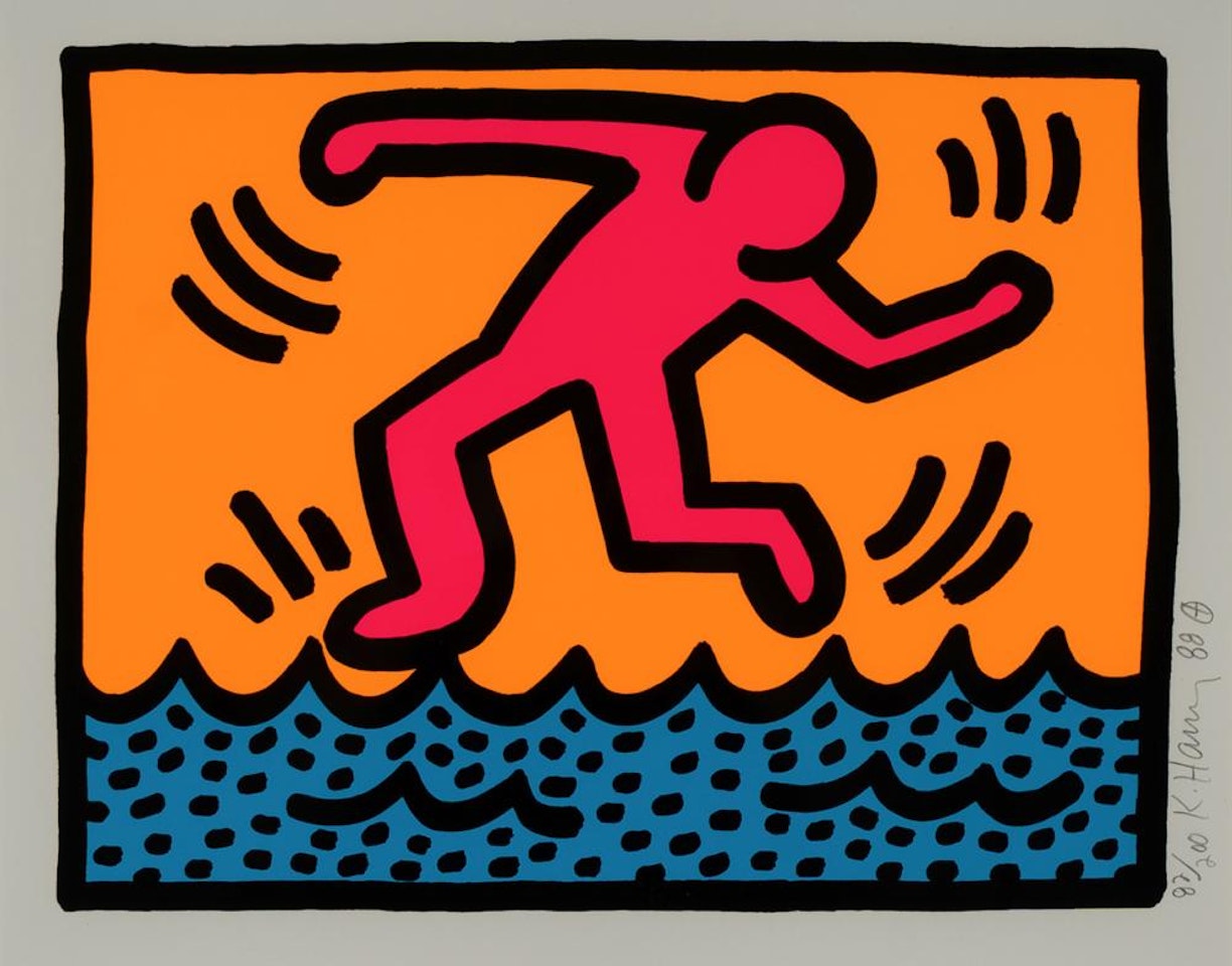 "UNTITLED II" by Keith Haring