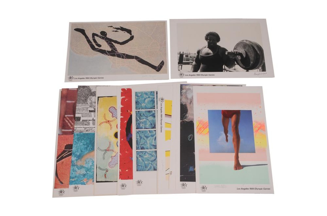 1984 LOS ANGELES SUMMER OLYMPICS LIMITED EDITION ARTIST-SIGNED POSTER SET by Various Artists