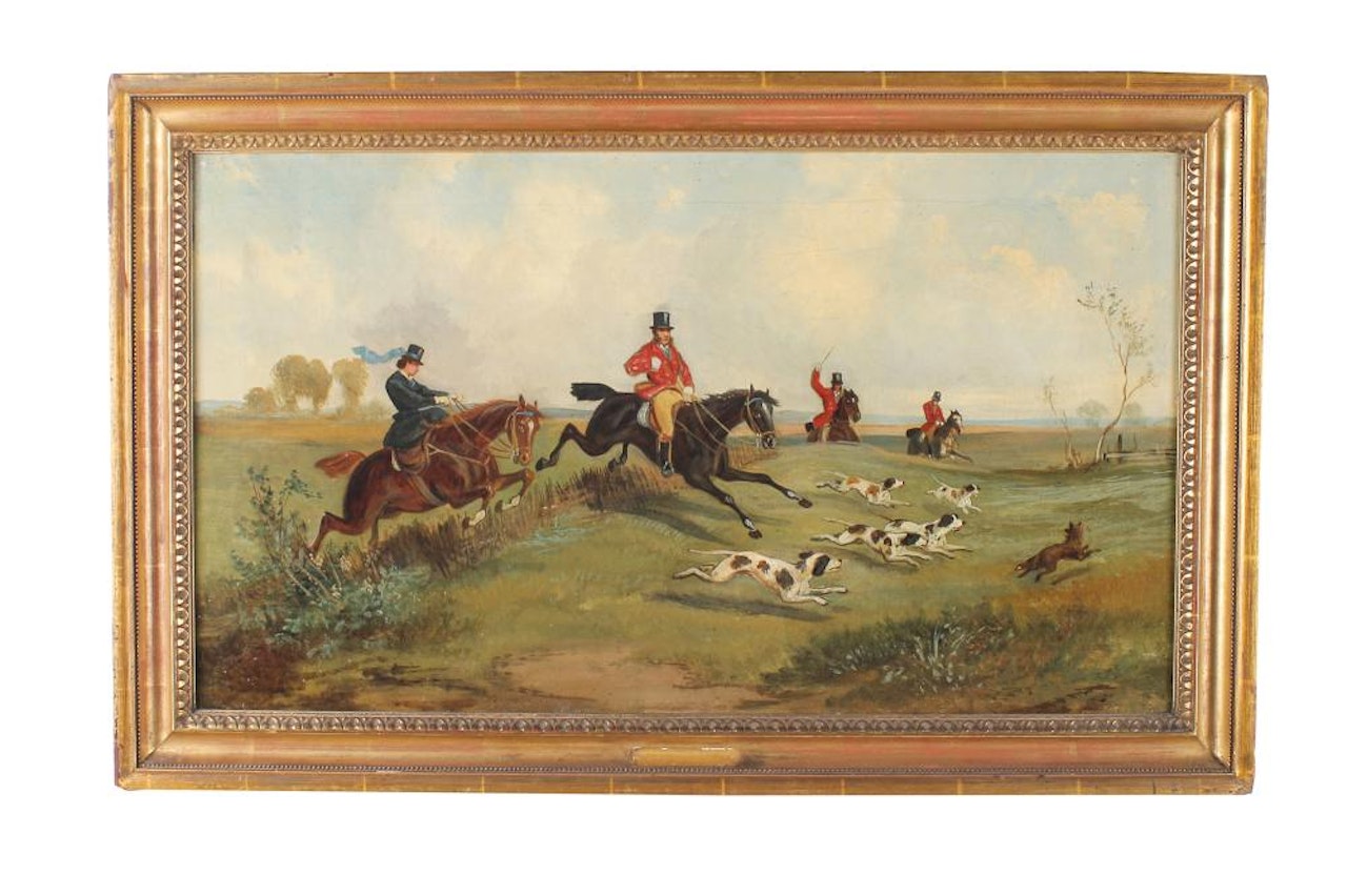 HUNT SCENE by English School