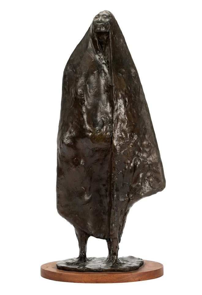 Mujer De Pie Con Rebozo by Francisco Zuñiga