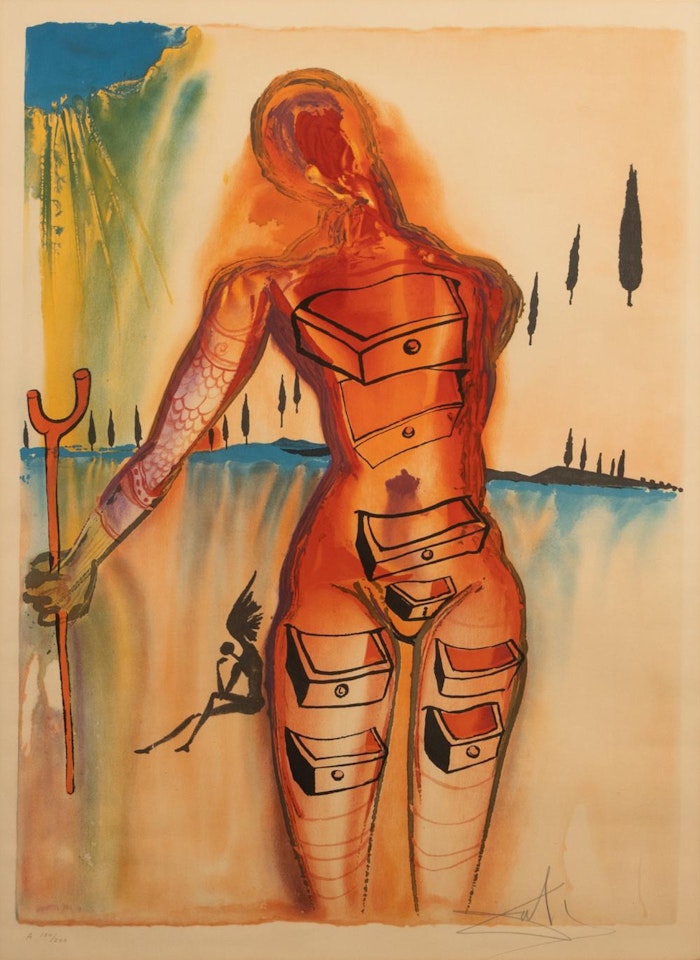 PORT LIGAT (VENUS AUX TIROIRS) by Salvador Dali