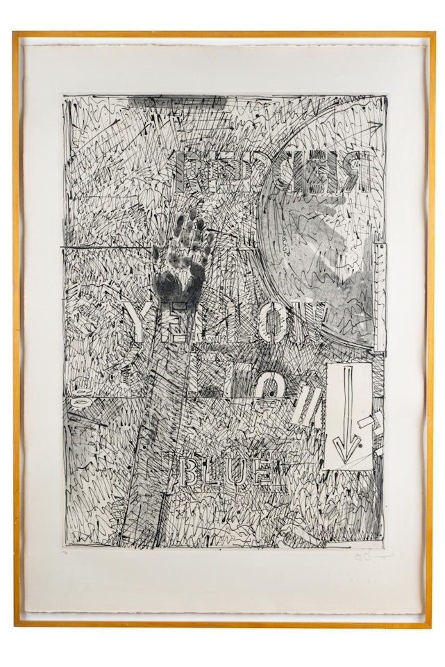 "LANDS END II" by Jasper Johns
