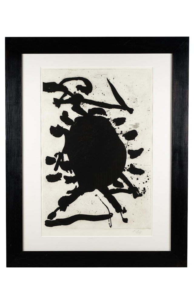 "BLACKENED SUN" by Robert Motherwell