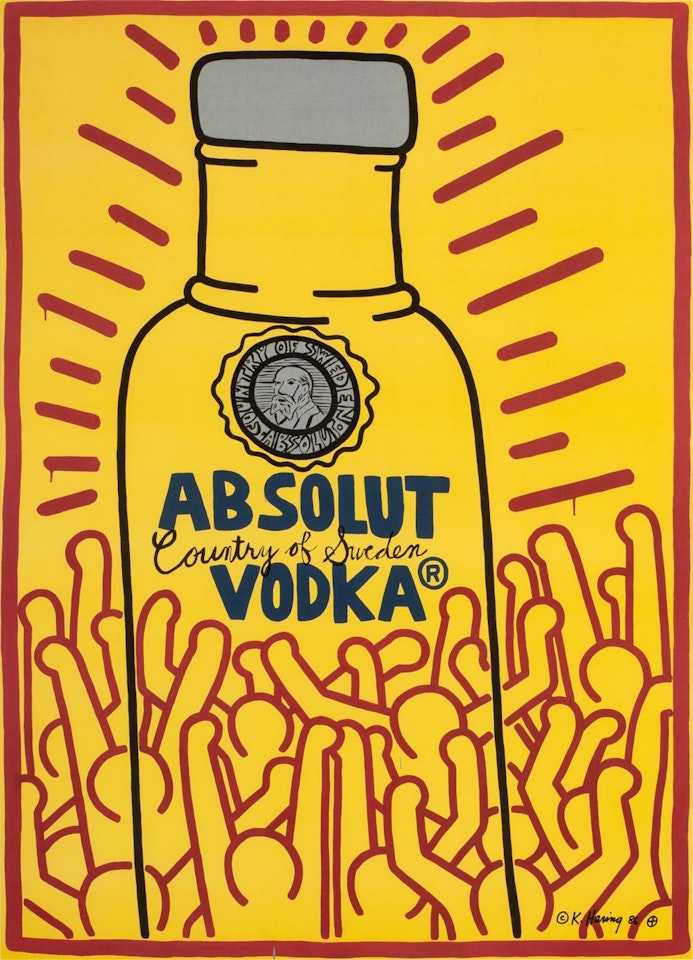ABSOLUT VODKA by Keith Haring