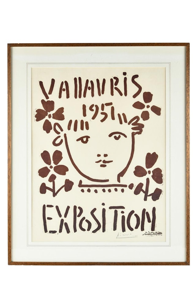 "VALLAURIS EXPOSITION" by Pablo Picasso