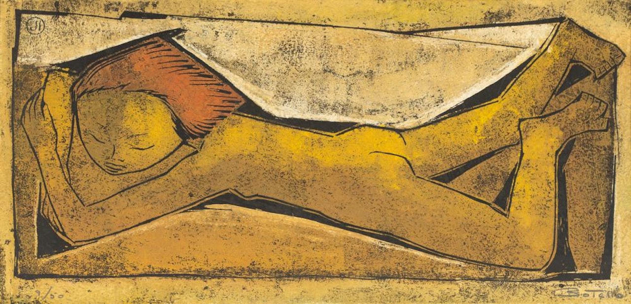 RECLINING NUDE by Angel Botello