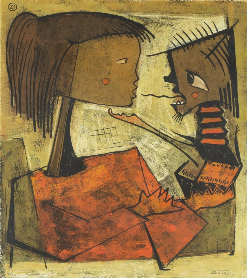 GIRL WITH JACK IN THE BOX by Angel Botello