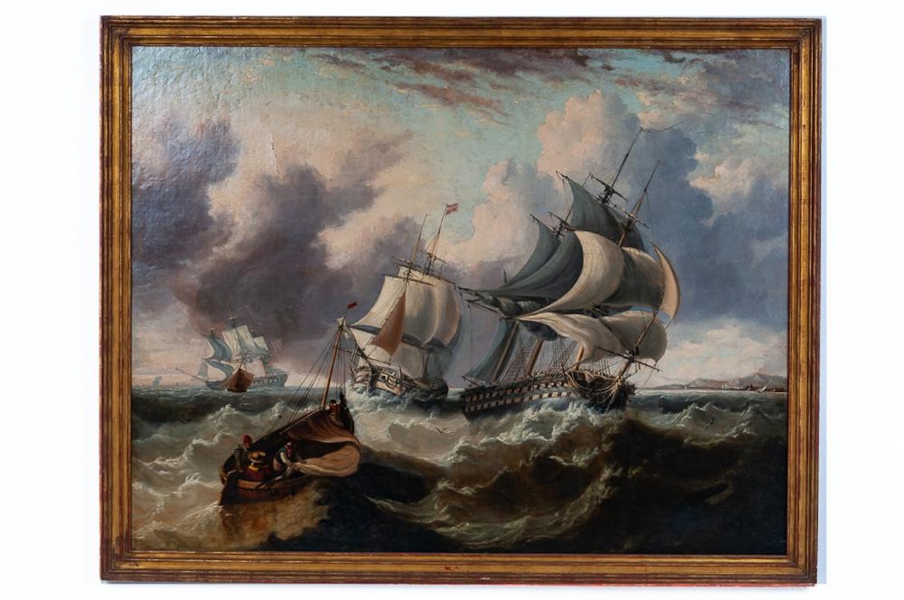 SHIPS ON THE WATER by English School