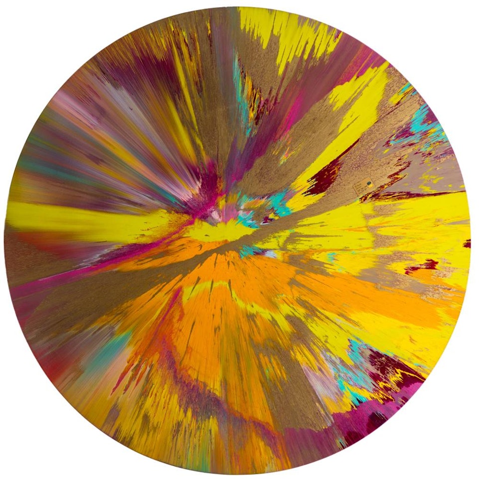 "BEAUTIFUL I DON"T WANT TO BE A DEAD ARTIST PAINTING" "Beautiful I Don"t Want to be a Dead Artist Painting" by Damien Hirst