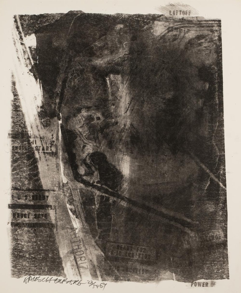 Rack (from "Stoned Moon" series by Robert Rauschenberg