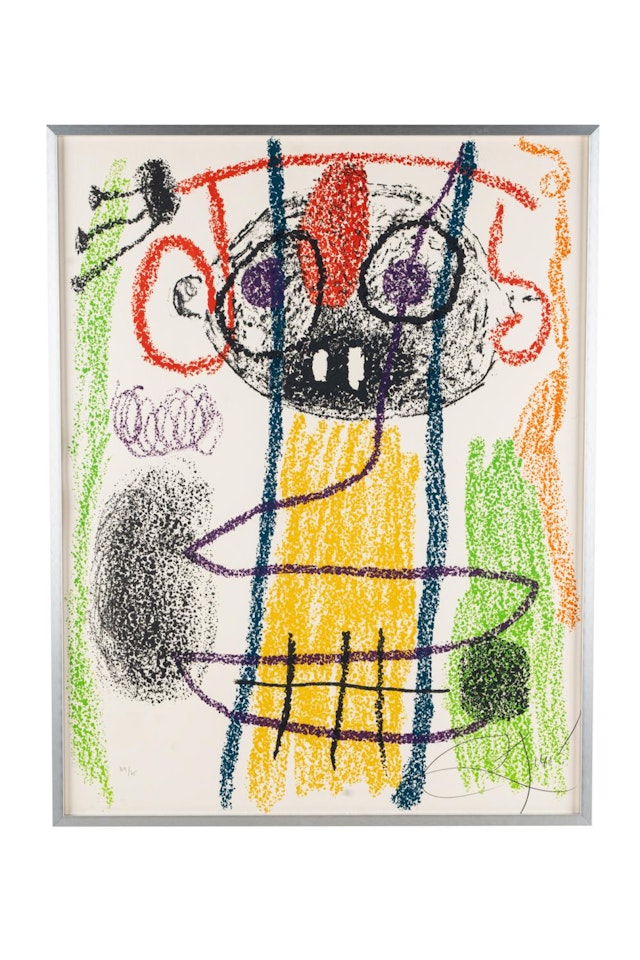 "ALBUM 21:ONE PLATE(SEE C. BOOKS 241)" by Joan Miró