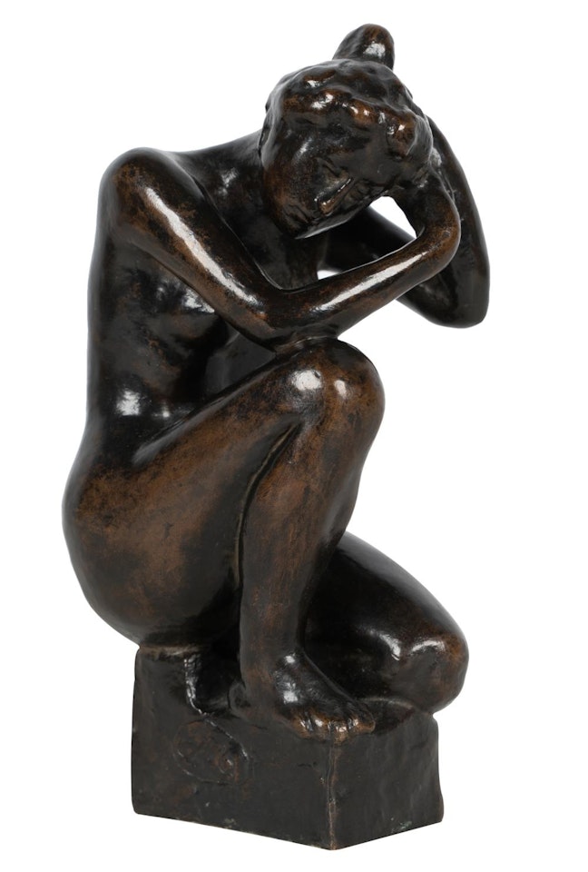 "JEUNE FILLE ACCROUPIE" by Aristide Maillol