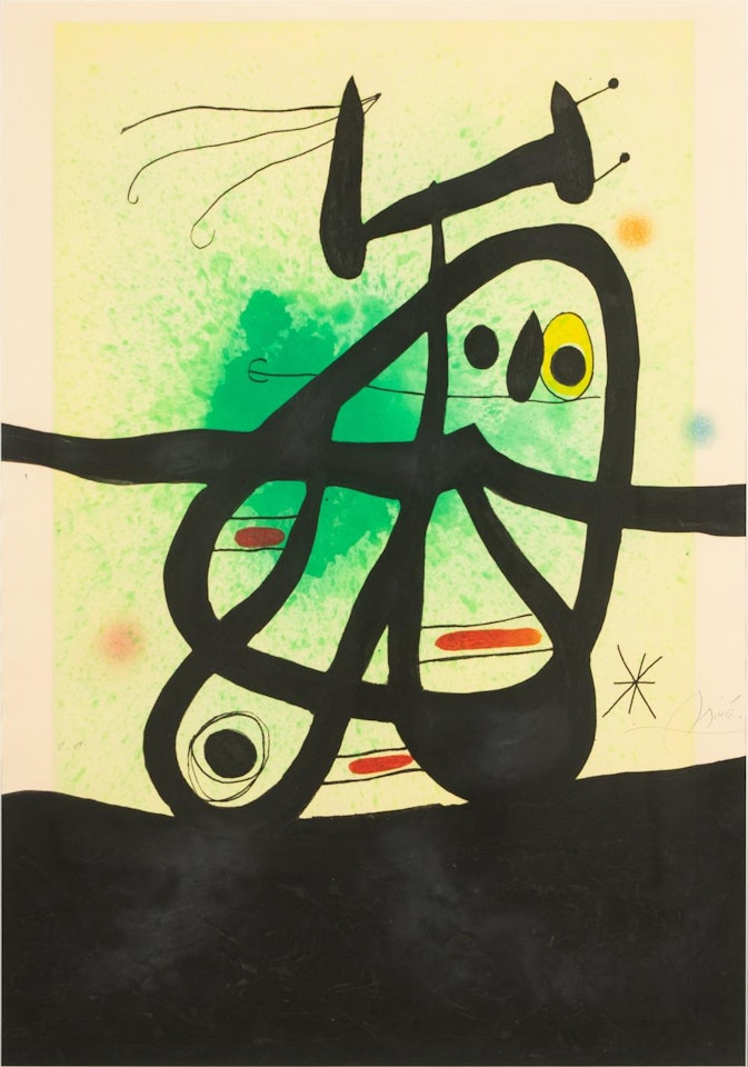 L"Oiseau Mongol by Joan Miró