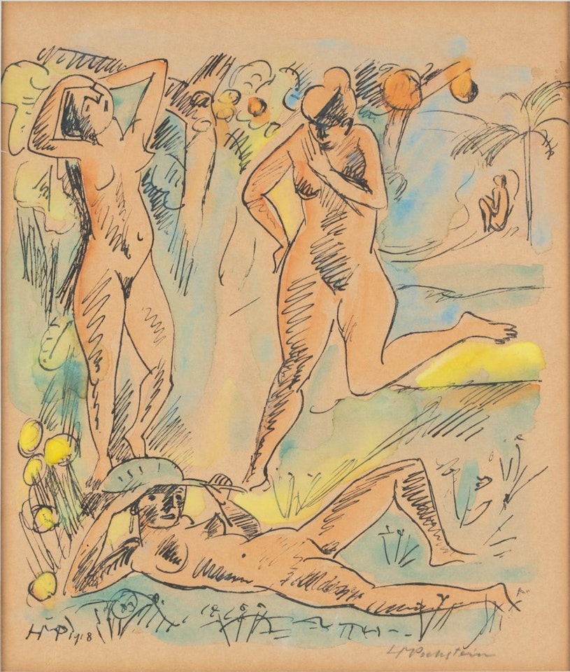 "BADENDE" by Max Pechstein