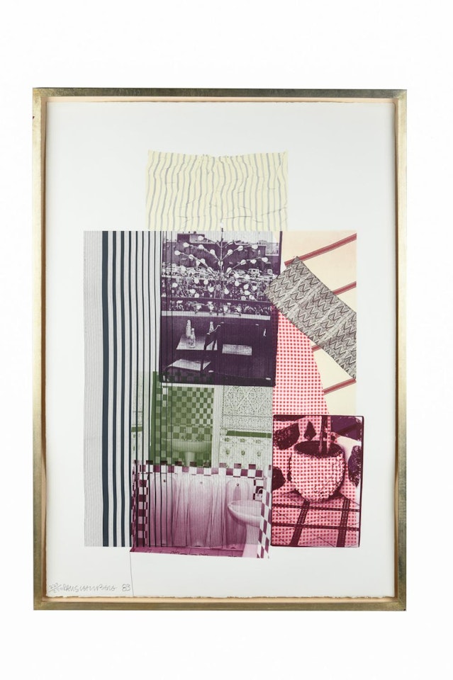 "PRE-MOROCCO" by Robert Rauschenberg