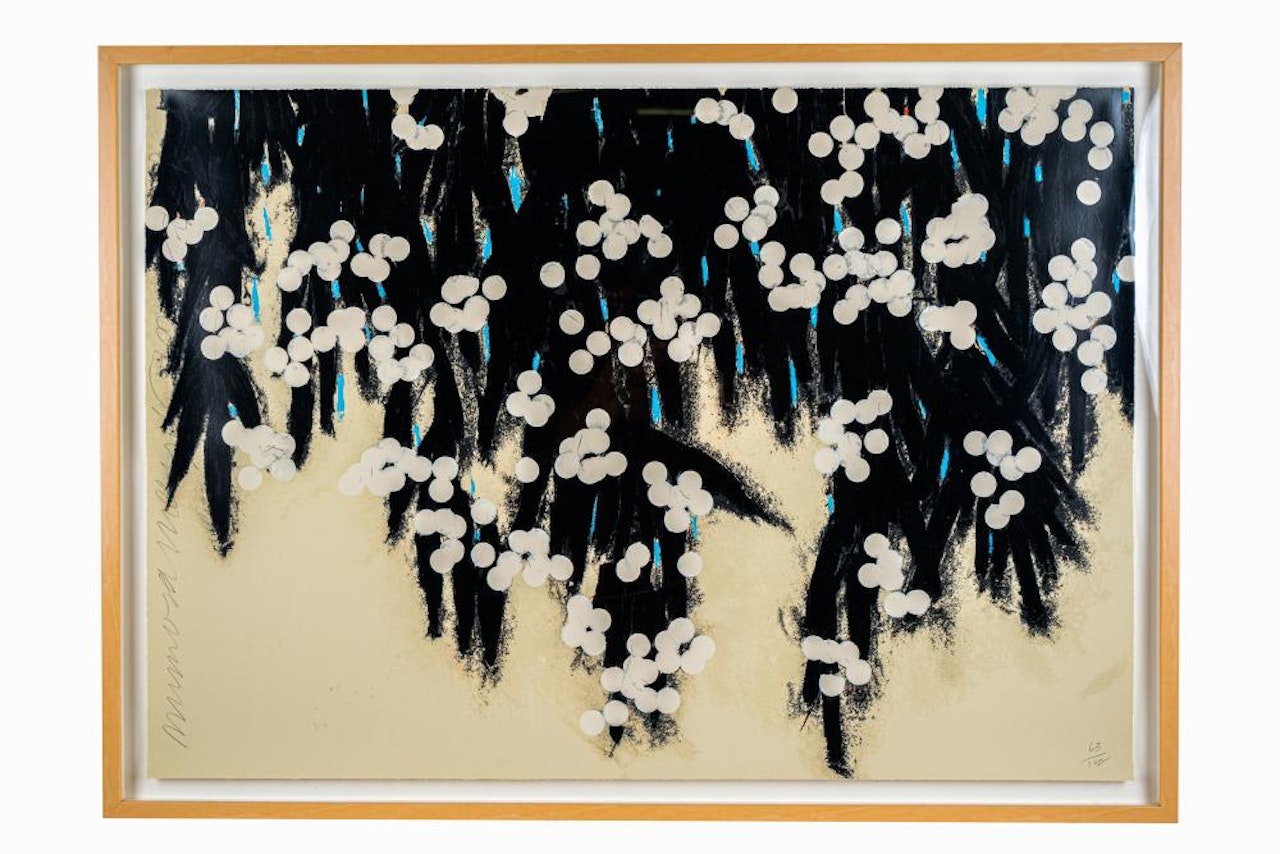 "MIMOSA" by Donald Sultan