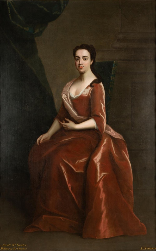 Portrait of Mrs. Gunter by English School