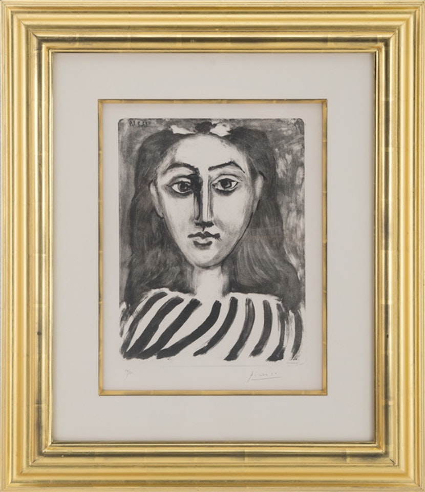 TETE DE JEUNE FILLE by Pablo Picasso