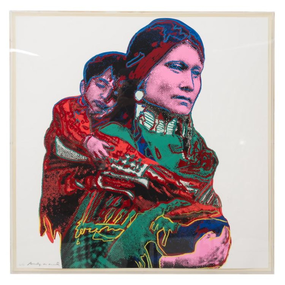 MOTHER & CHILD (FROM "COWBOYS & INDIANS") by Andy Warhol