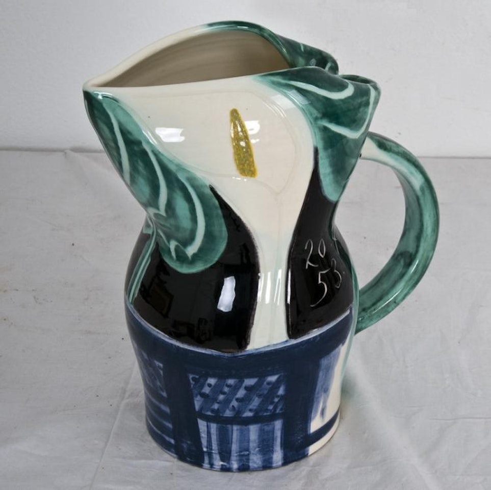 PITCHER WITH ARUMS by Pablo Picasso