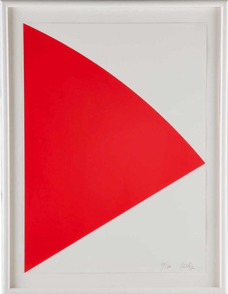 RED CURVE by Ellsworth Kelly