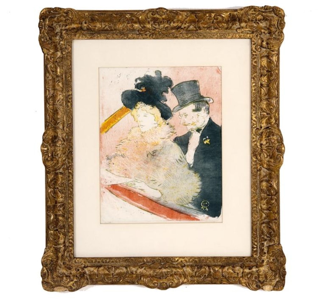 AU CONCERT by Henri de Toulouse-Lautrec