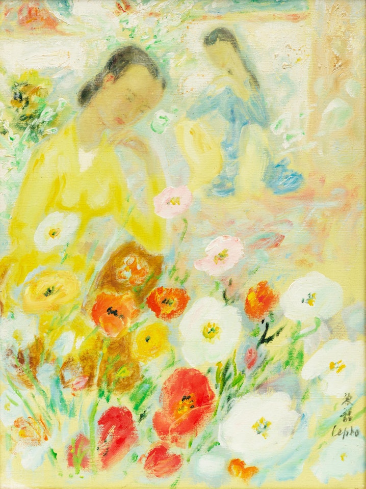 Jeunes Femmes dans le Jardin by Le Pho