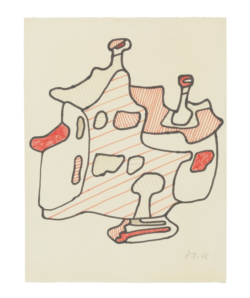 Villa 3 (M97) 17/4/1966 by Jean Dubuffet
