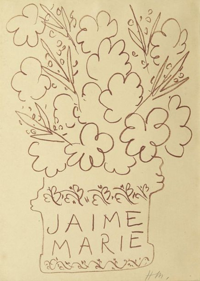 Jaime Marie, pl. taken from Ronsard"s Florilège des amours by Henri Matisse