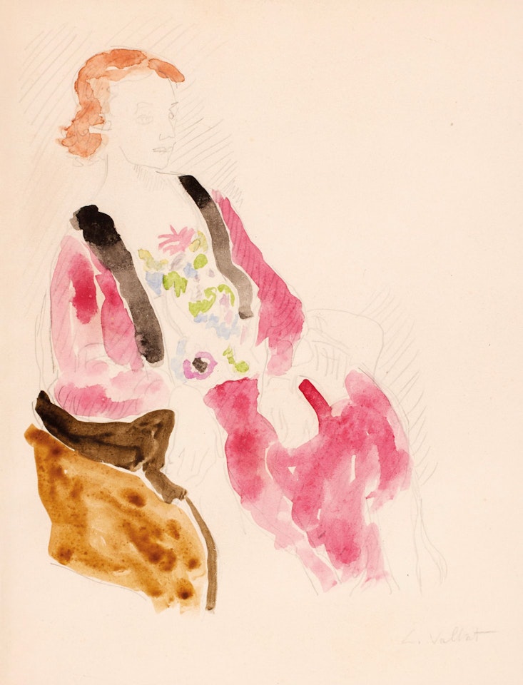 The flowery bodice by Louis Valtat