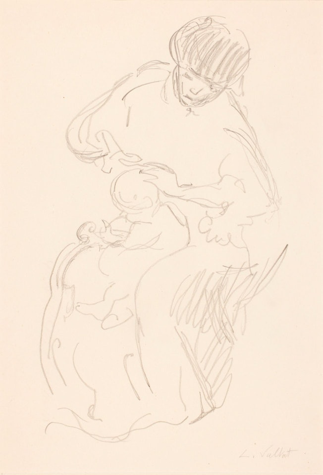 Maternal Care by Louis Valtat