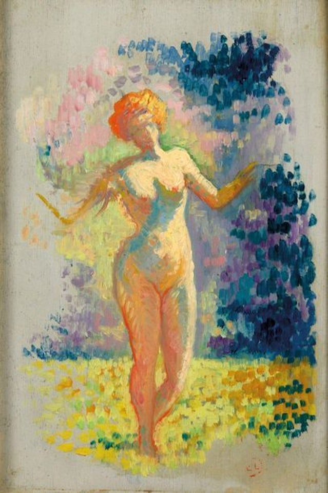 Naked woman by Henri Edmond Cross