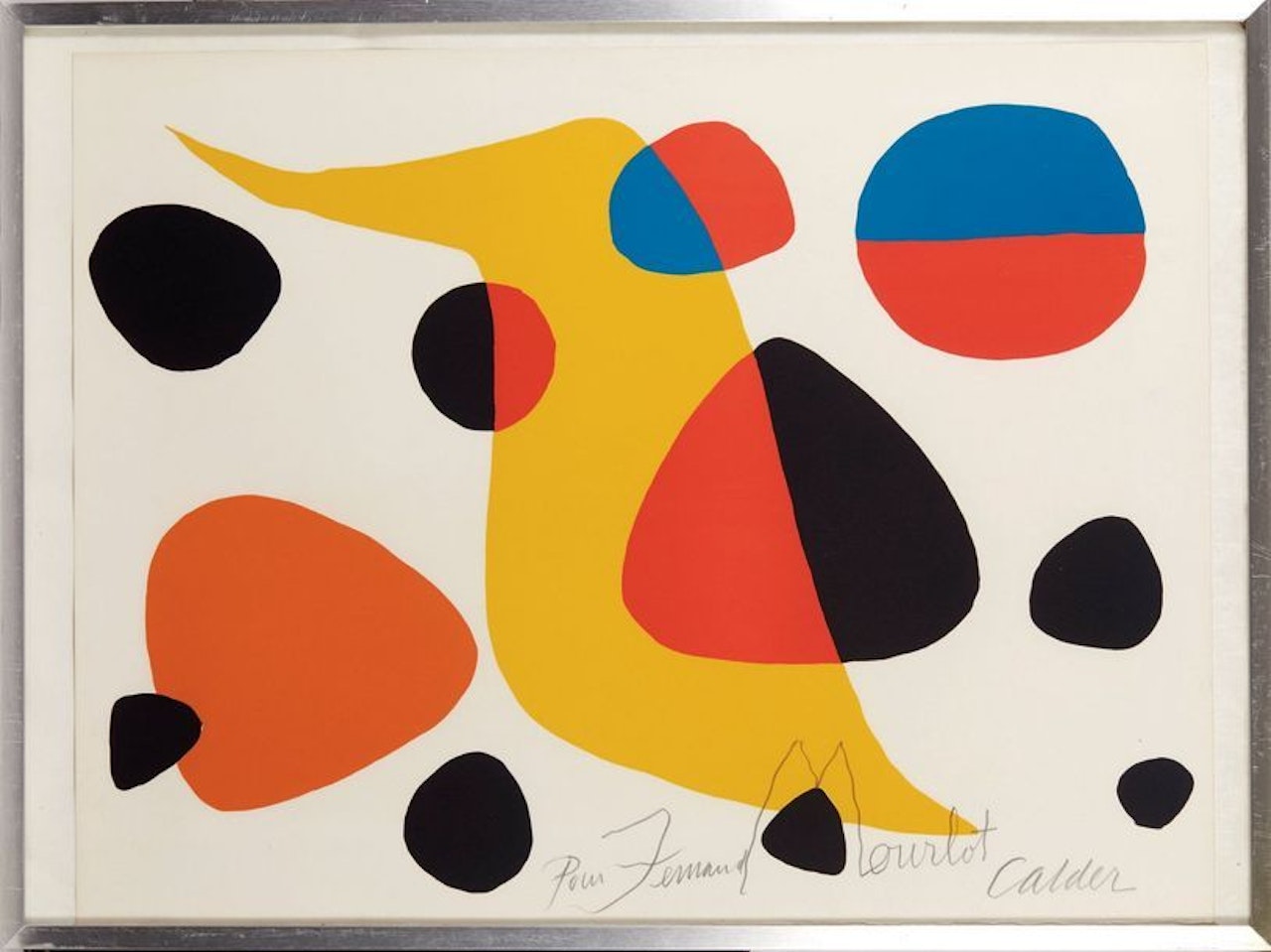 Floating forms by Alexander Calder