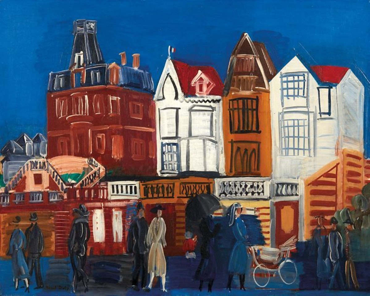 The walk in Le Havre by Raoul Dufy