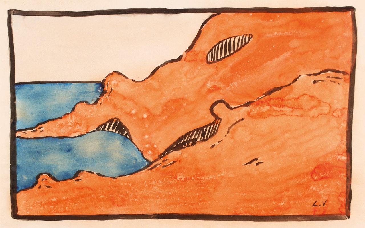 The red rocks at Agay by Louis Valtat