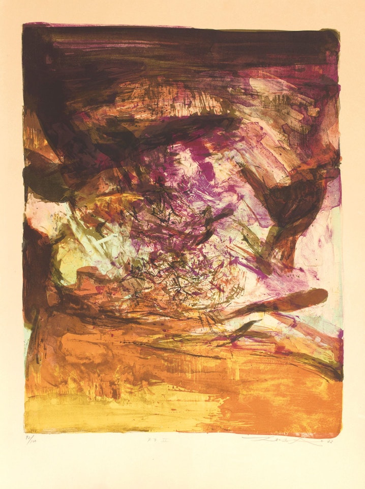 Composition by Zao Wou-Ki