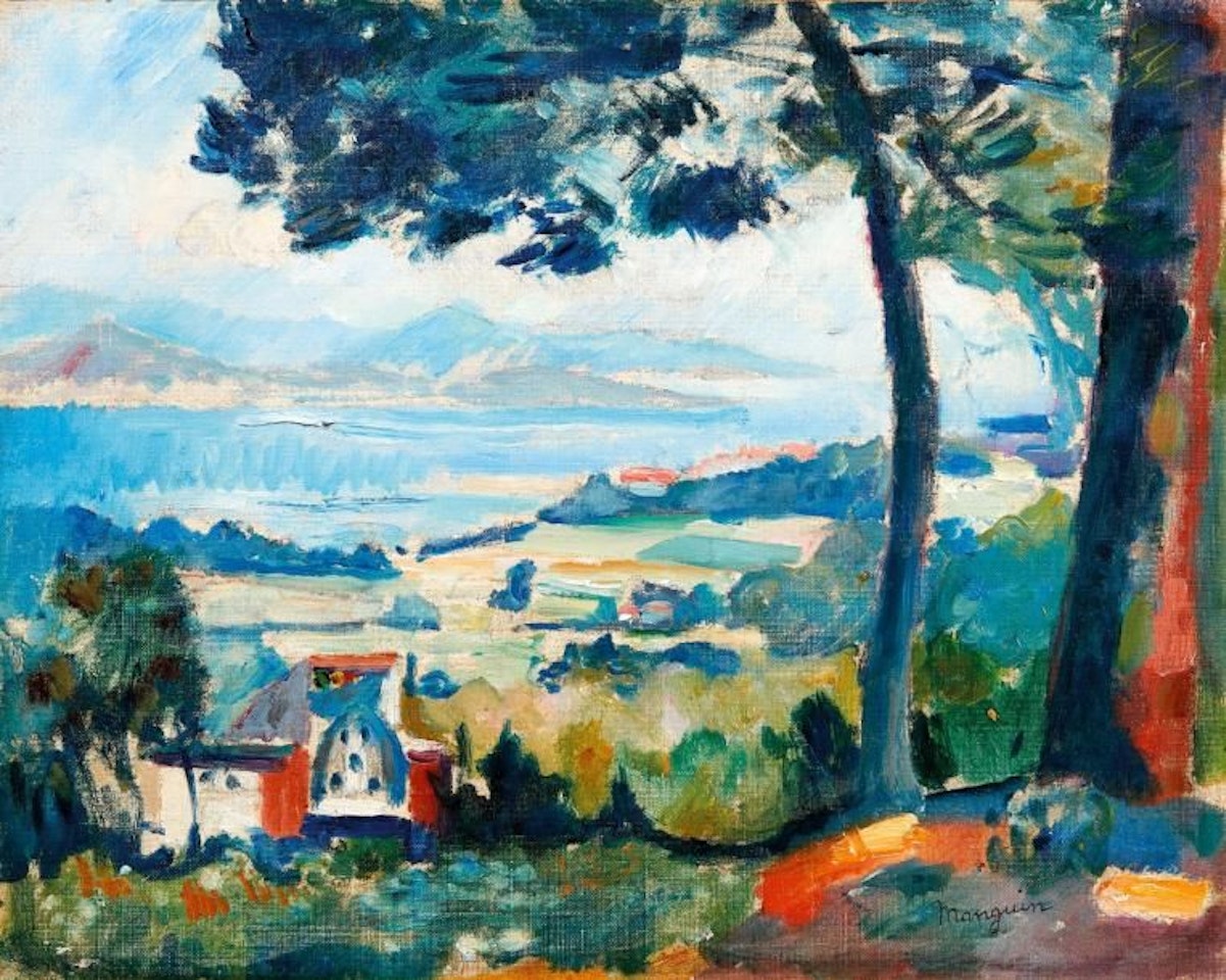 Saint-Tropez seen from the Villa Demière by Henri Manguin