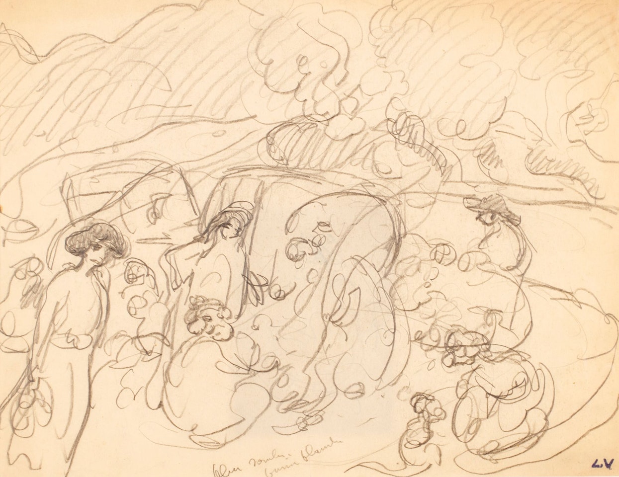 Market scene by Louis Valtat