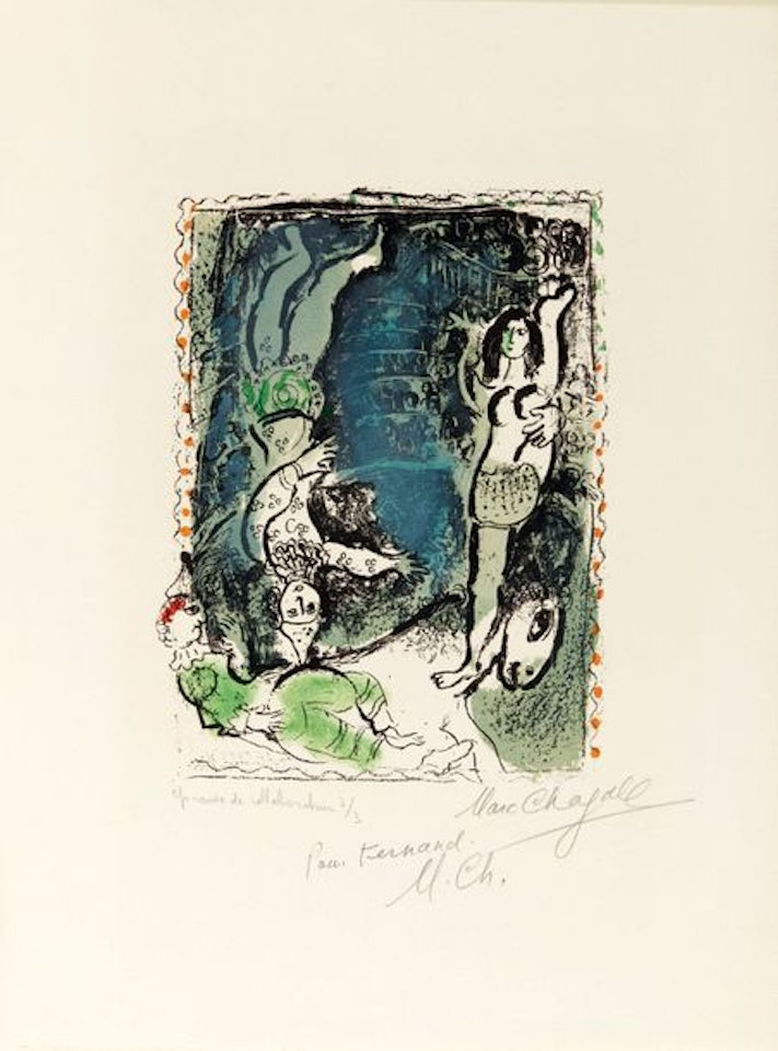 La Pirouette bleue by Marc Chagall