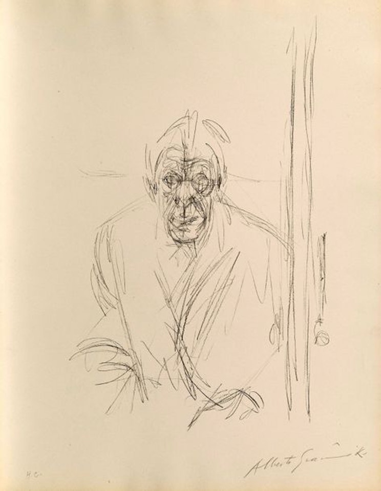 Self-portrait by Alberto Giacometti