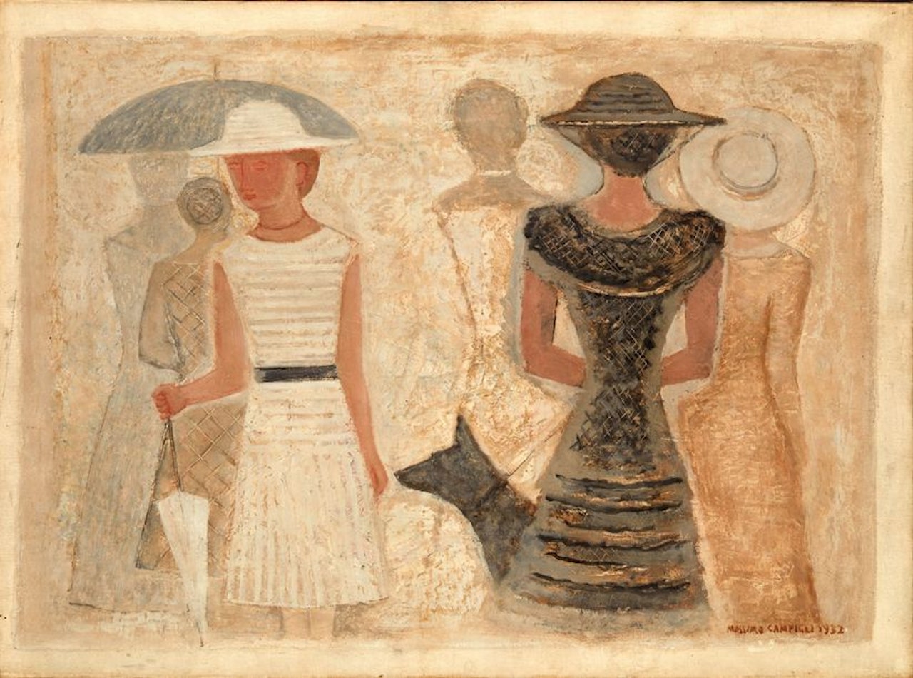 The walkers by Massimo Campigli