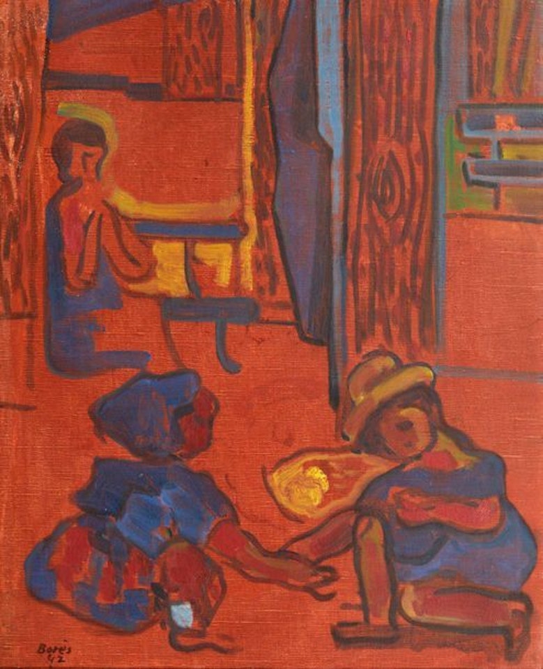 Children playing by Francisco Bores