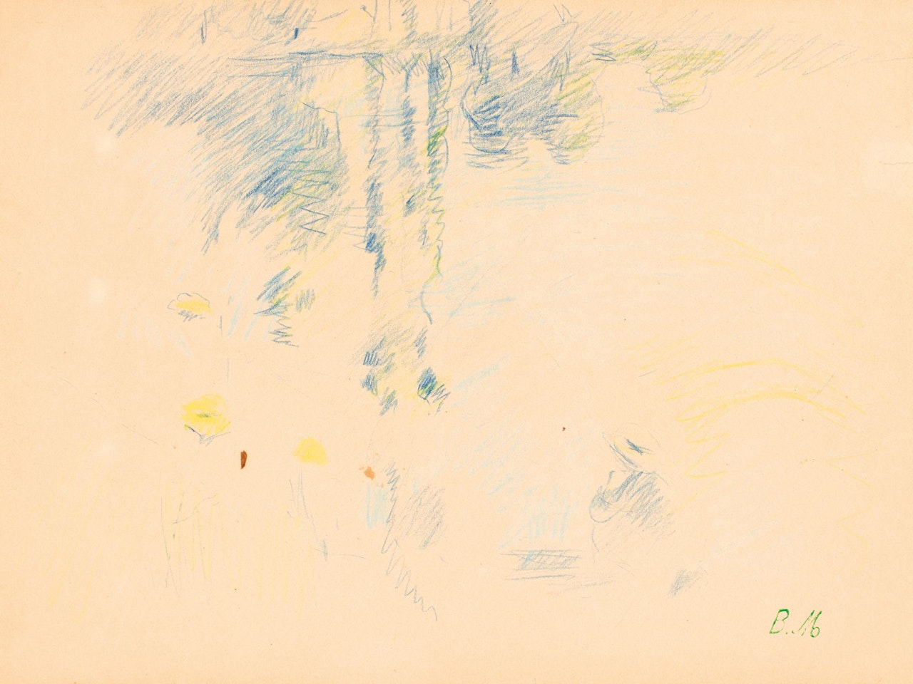 Study of a child on the banks of the Seine by Berthe Morisot