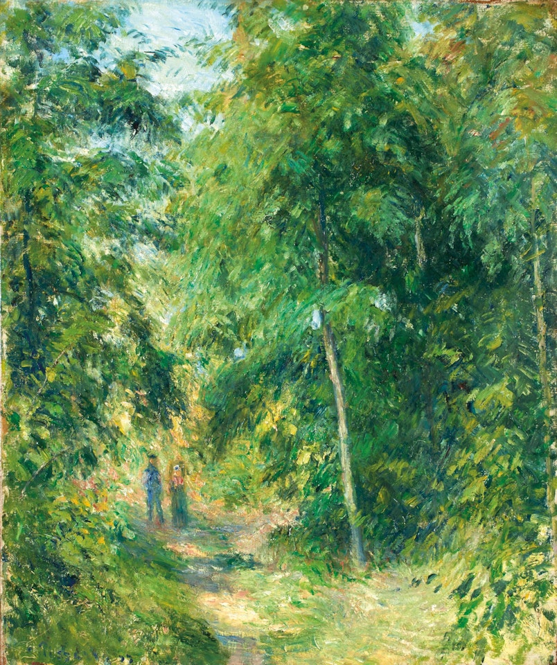 Undergrowth in Pontoise by Camille Pissarro